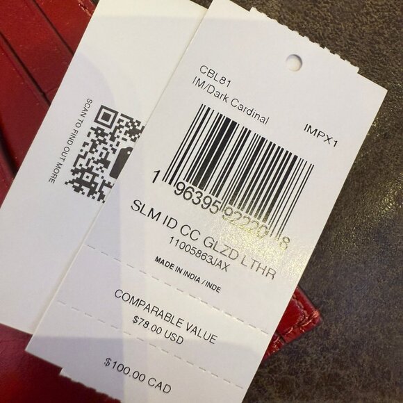 coach Slim Id Card Case cbl81 - Picture 5 of 5